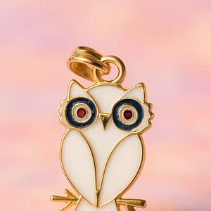 Breastmilk owl pendant