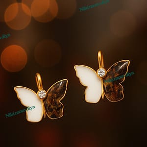 Breastmilk butterfly Pendant with stone