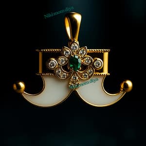 Breastmilk puligoru with Stone Pendant