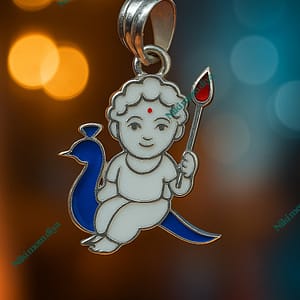 Breastmilk Silver Murugan Pendant